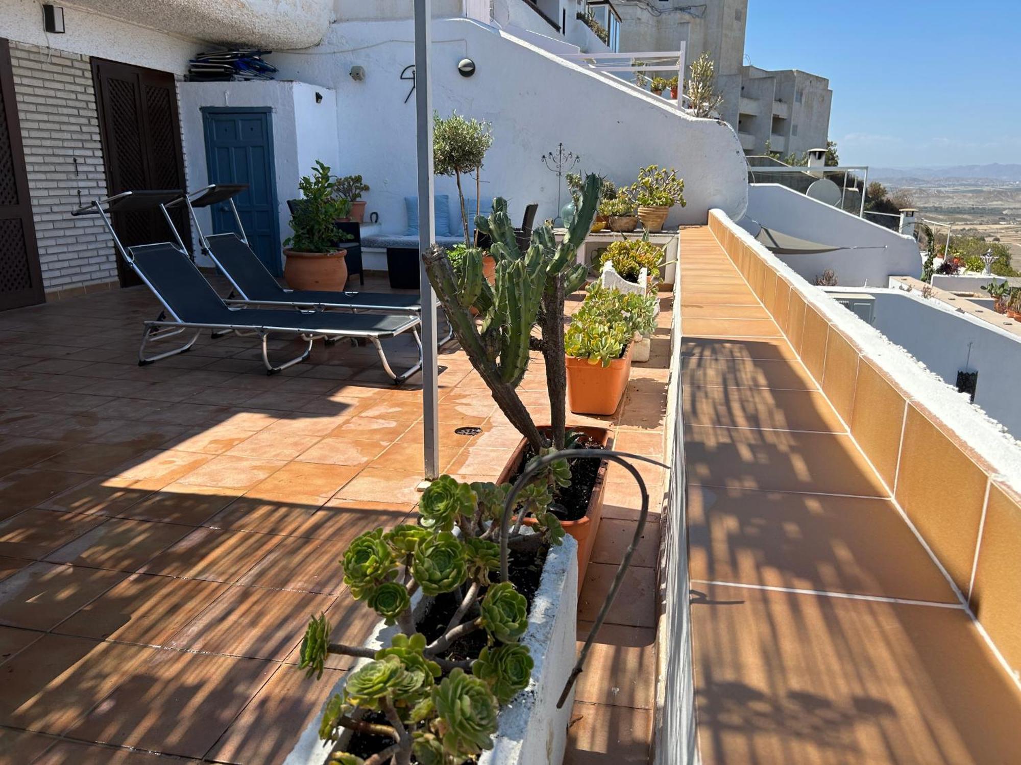 Apartment With A Great Terrace, Sea And Land Views Mojácar Buitenkant foto