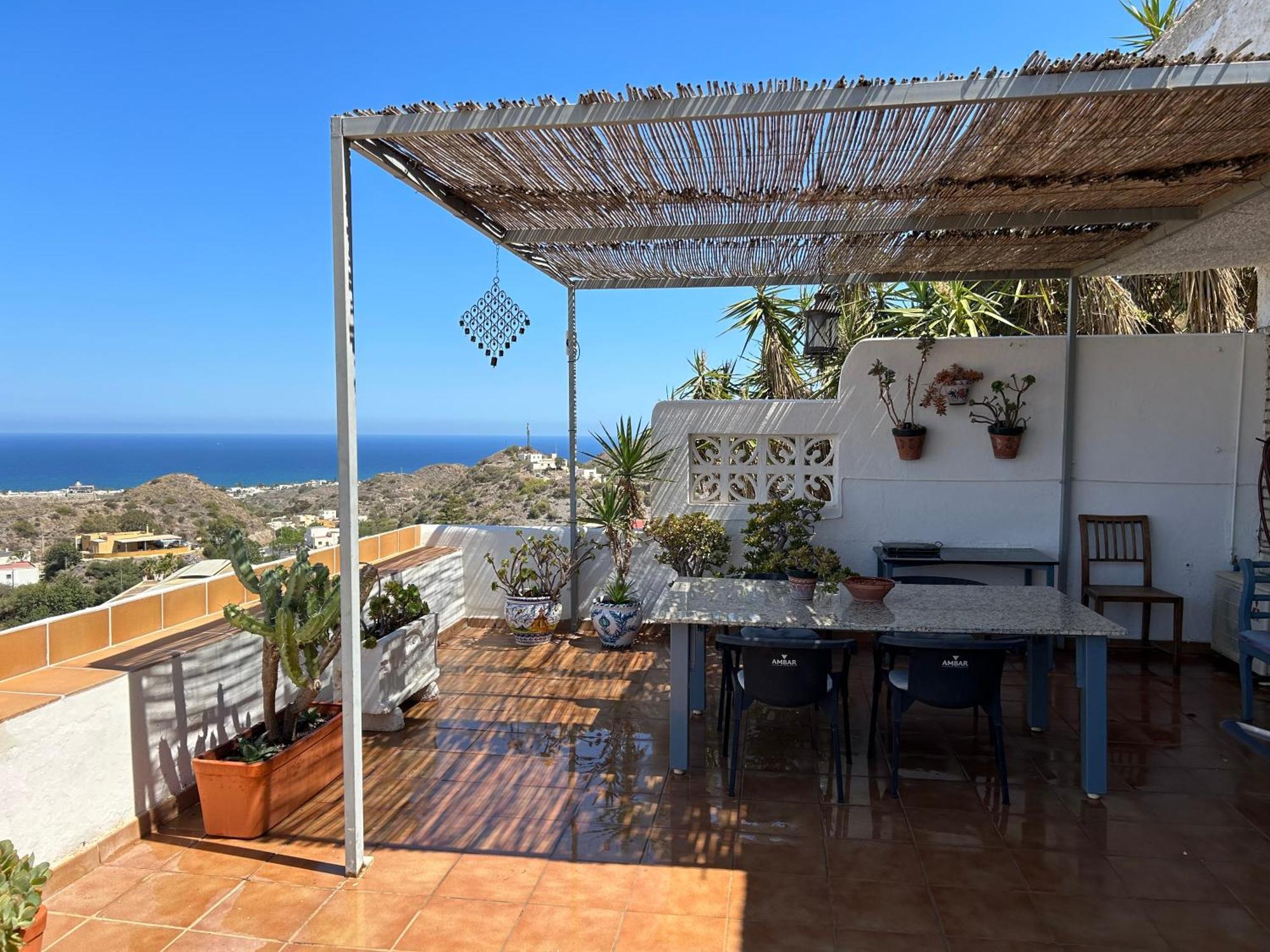 Apartment With A Great Terrace, Sea And Land Views Mojácar Buitenkant foto