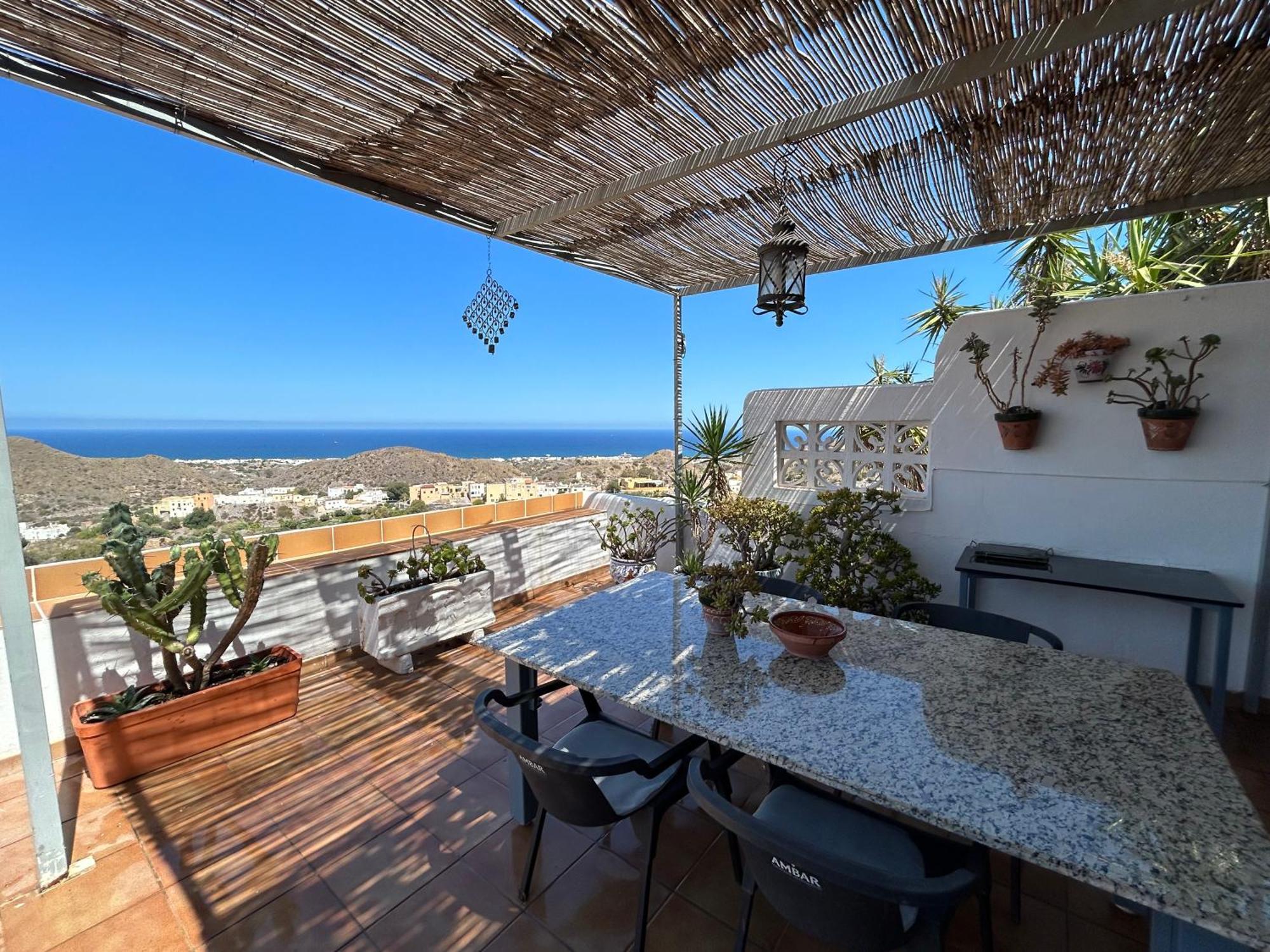Apartment With A Great Terrace, Sea And Land Views Mojácar Buitenkant foto