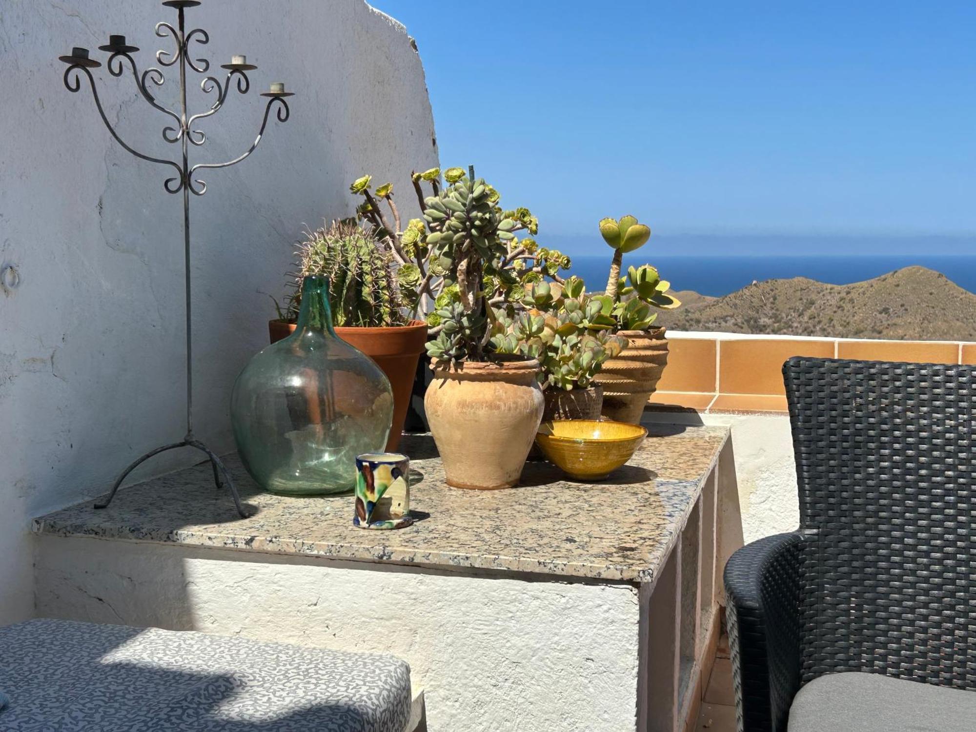 Apartment With A Great Terrace, Sea And Land Views Mojácar Buitenkant foto