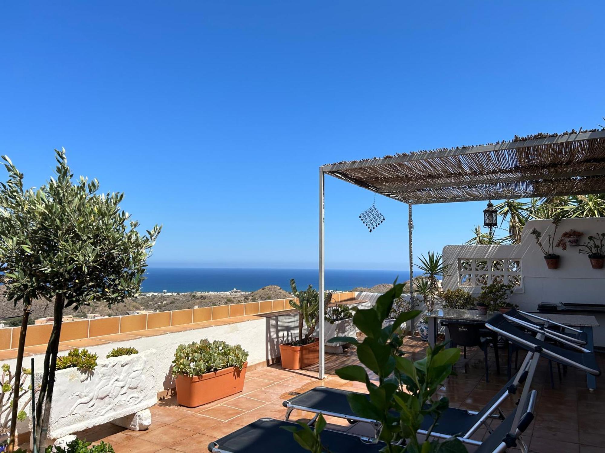 Apartment With A Great Terrace, Sea And Land Views Mojácar Buitenkant foto