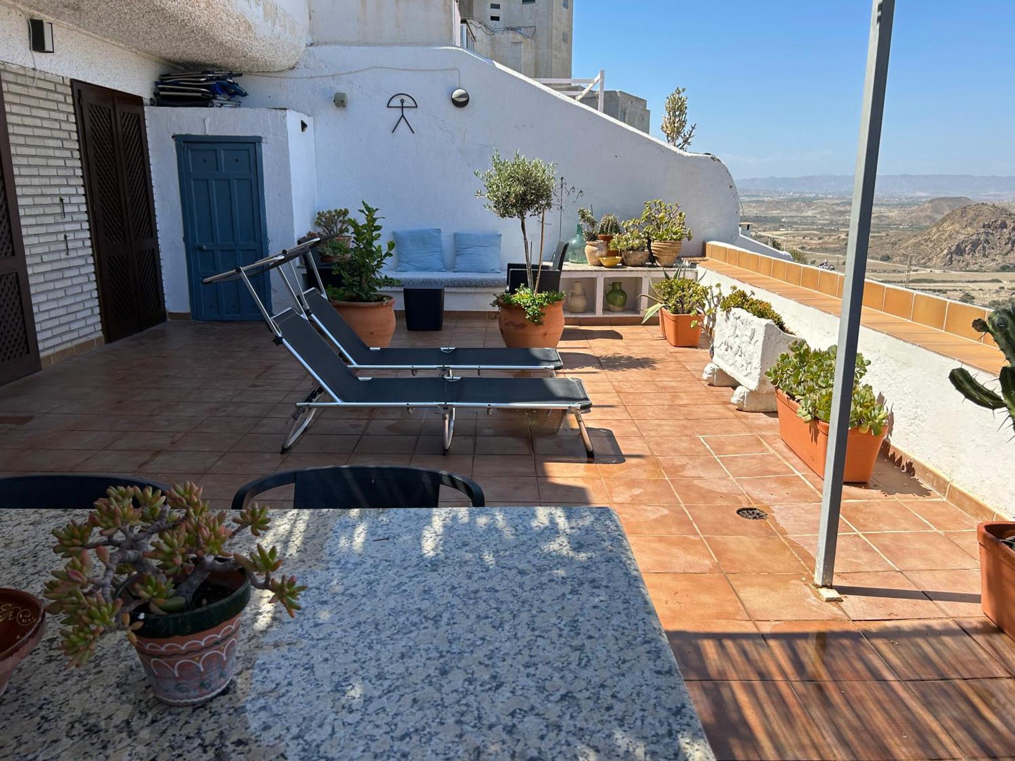 Apartment With A Great Terrace, Sea And Land Views Mojácar Buitenkant foto